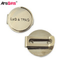 Cheap gold metal magnet golf hat clips with ball marker